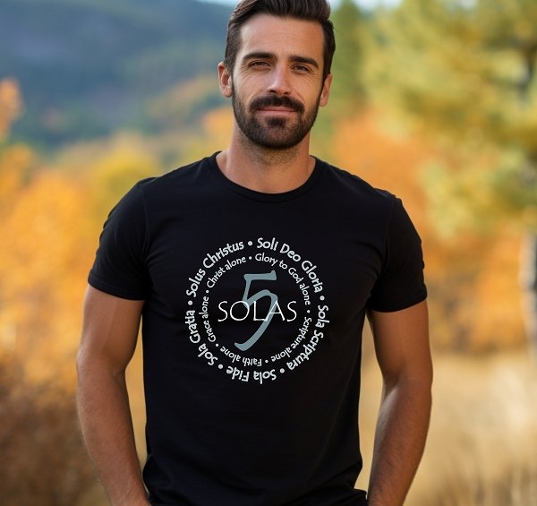 Five Solas Made in USA Christian T-Shirt