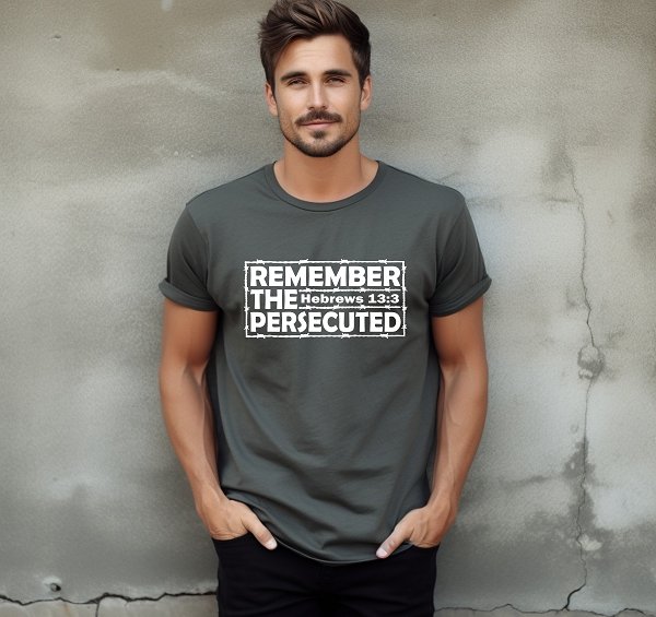 Hebrews 13:3 Made in USA Christian T-Shirt