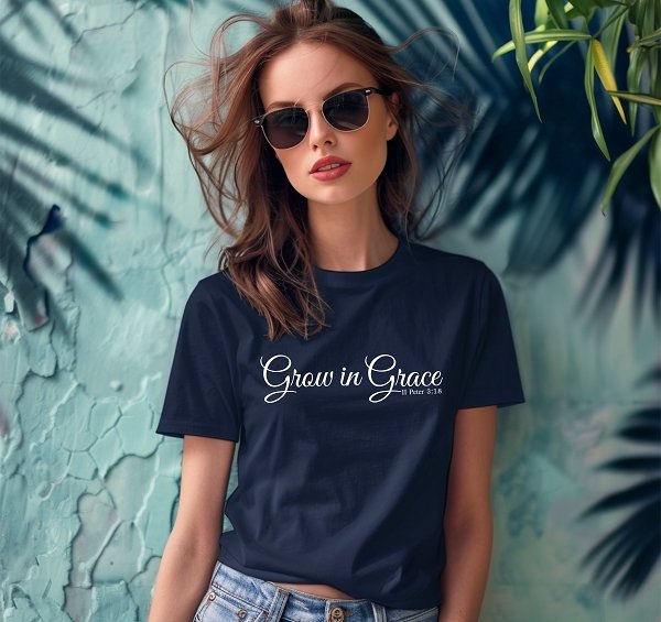 II Peter 3:18 Made in USA Christian T-Shirt 