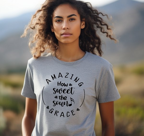 Amazing Grace Made in USA Christian T-Shirt