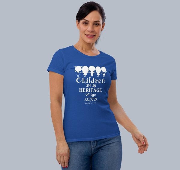 Psalm 127:3 Made in USA Christian T-Shirt