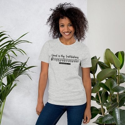 Lamentations 3:23 Made in USA Christian T-Shirt 