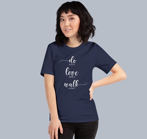 Micah 6:8 Made in USA Christian T-Shirt