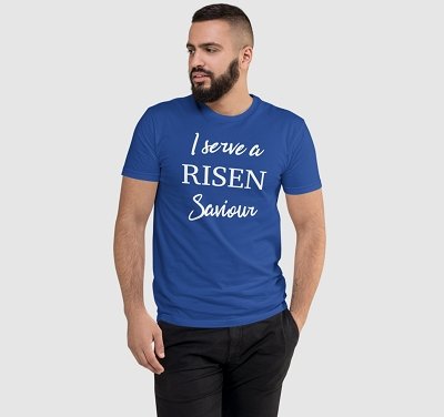 Risen Saviour Made in USA Christian T-Shirt