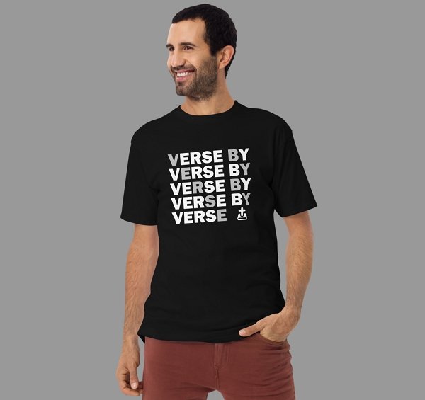 Verse by Verse Made in USA Christian T-Shirt